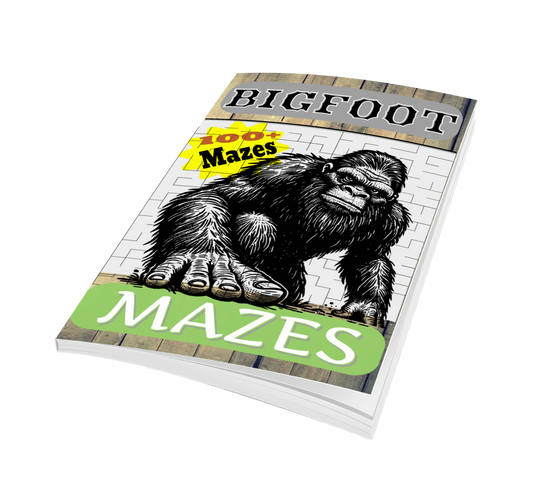 More Bigfoot Mazes-Classic Cover