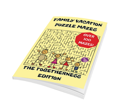 Family Vacation Puzzle Mazes Classic Cover