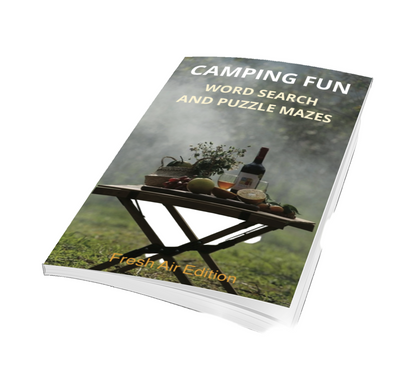 Camping Fun Word Search And Puzzle Mazes