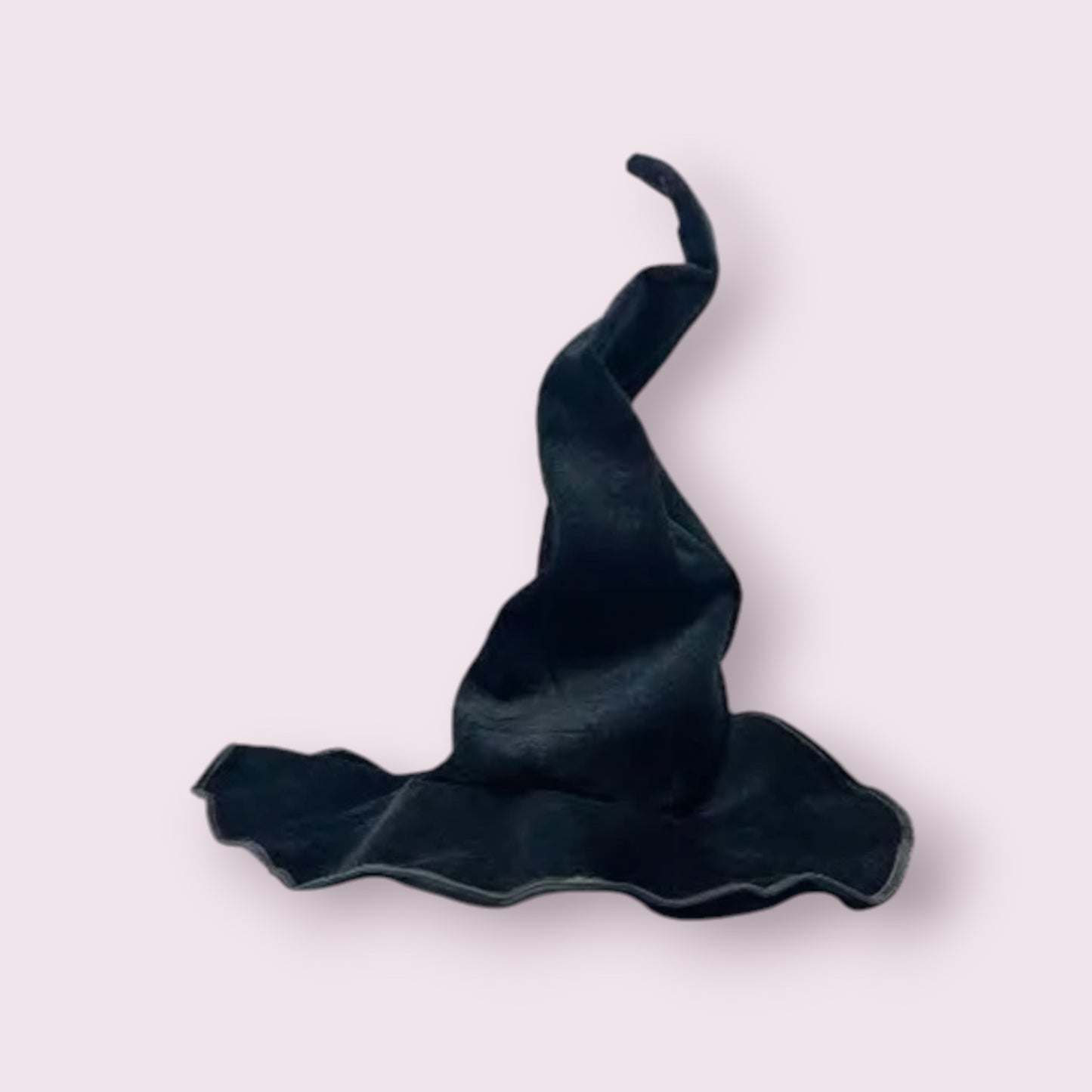 Black Witch Hat With Shapeable Wire